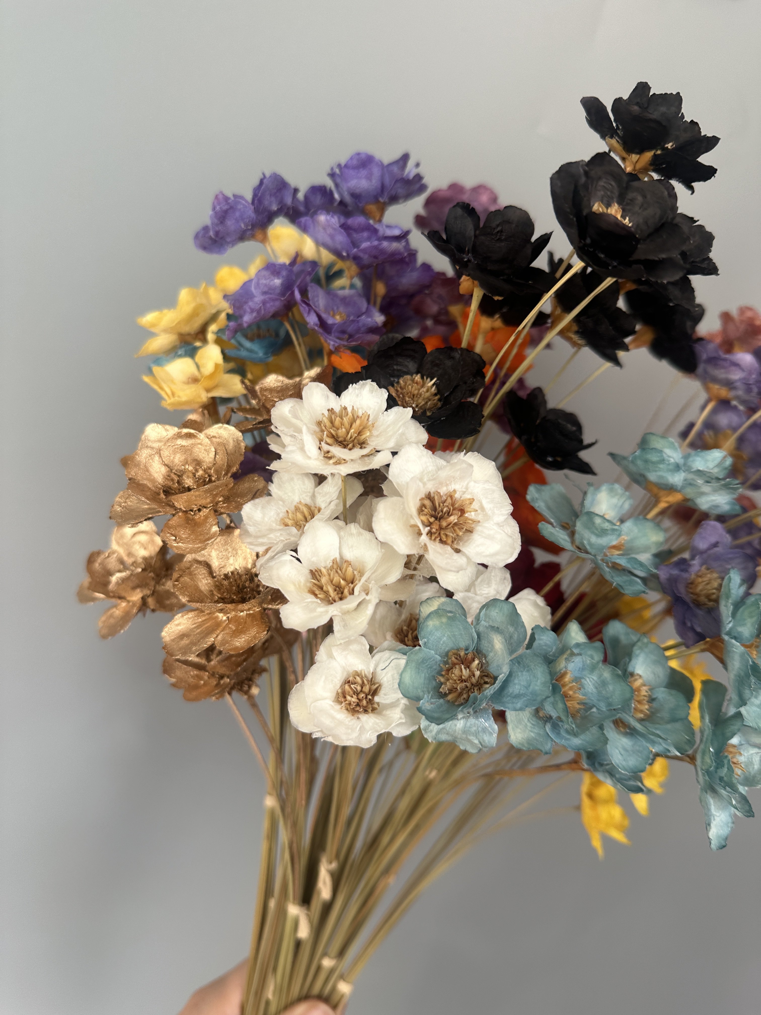 永生花银铃花银莲花干花铃铛花家居软装瓶插花小众花材diy纯手工
