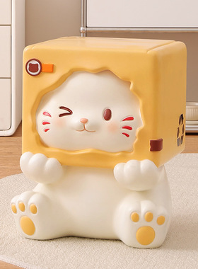 宇曼树脂中式创意猫咪装饰摆件