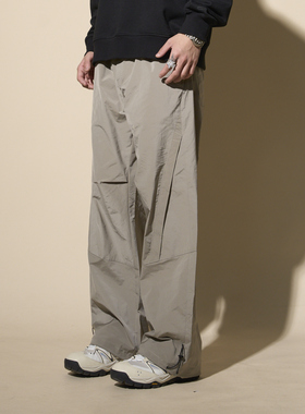 LOADMIND秋冬美式高街工装裤子男休闲直筒伞兵长裤冲锋速干登山潮