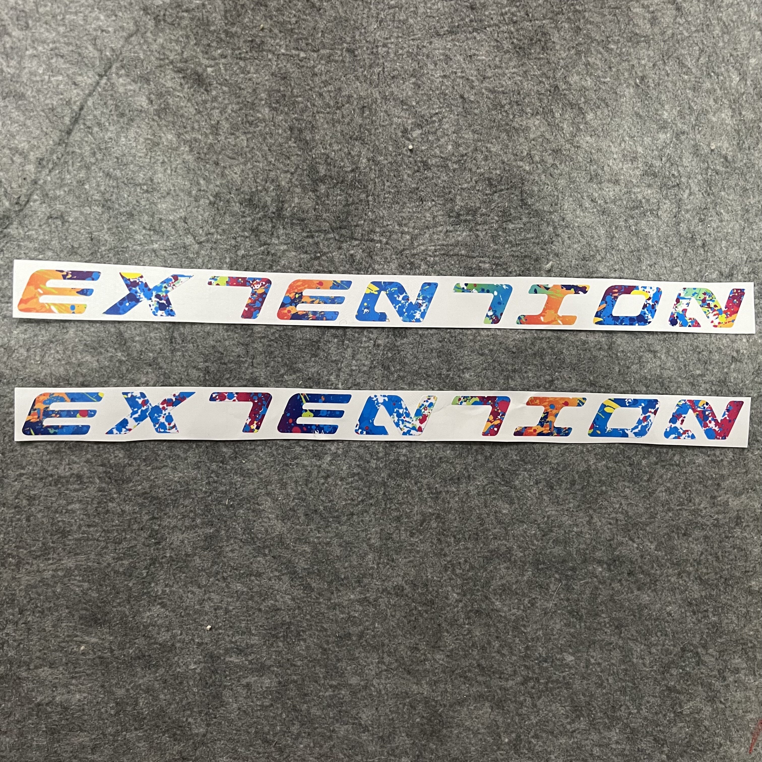 확장 스트리트 클라이밍 자전거 사이드 마크 로고 색상 변경 스티커 커버 DIY 스티커