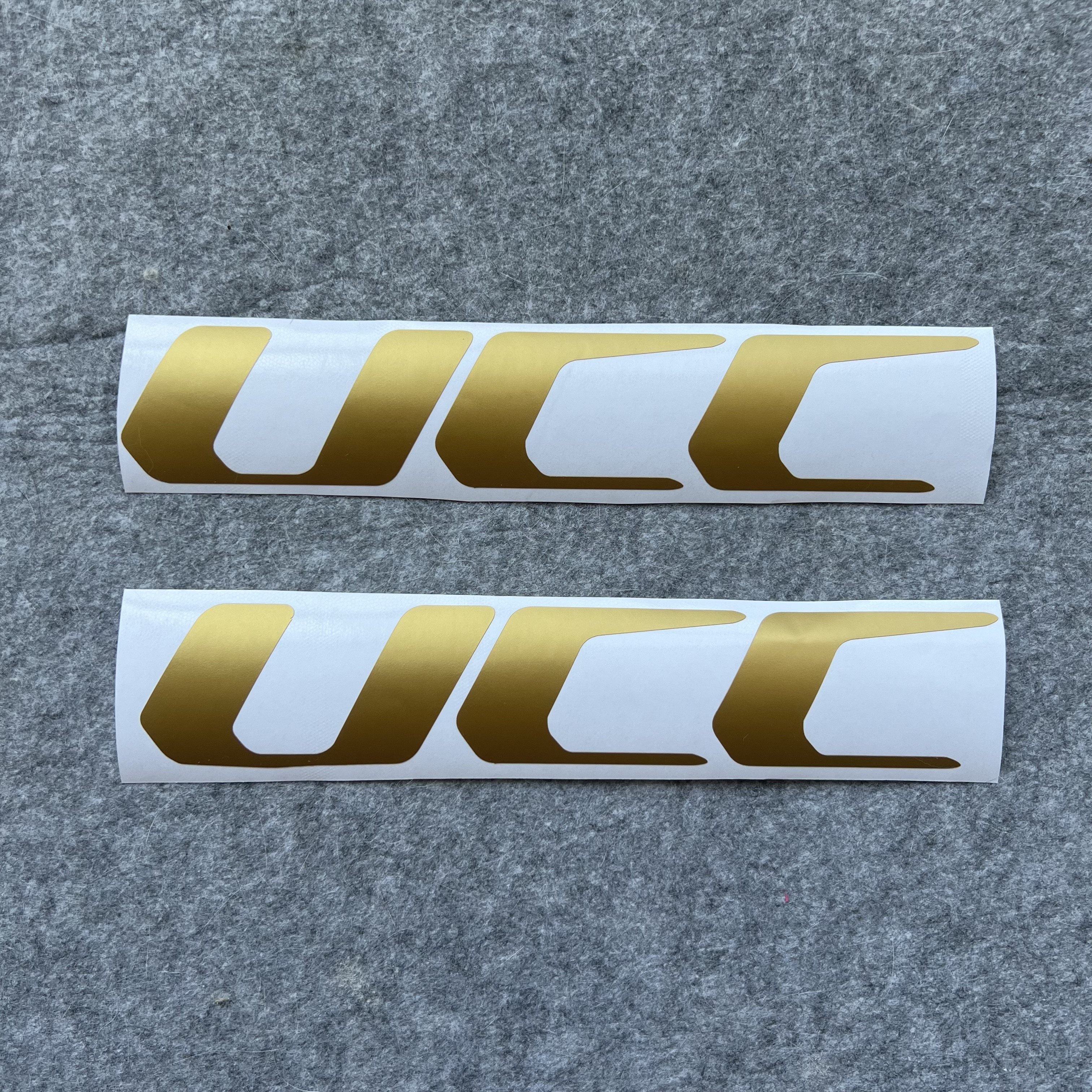 UCC 글로벌 도로 자전거 산악 자전거 프레임 자동차 로고 로고 커버 색상 변경 장식 미화 스티커 코팅 방수