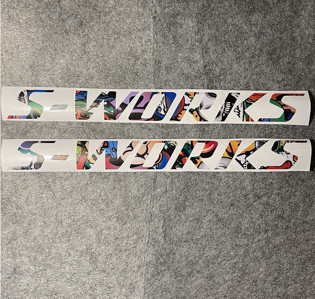 S-WORKS 라이트닝 마운틴 로드 프레임 색상 변경 스티커 데칼 커버 로고