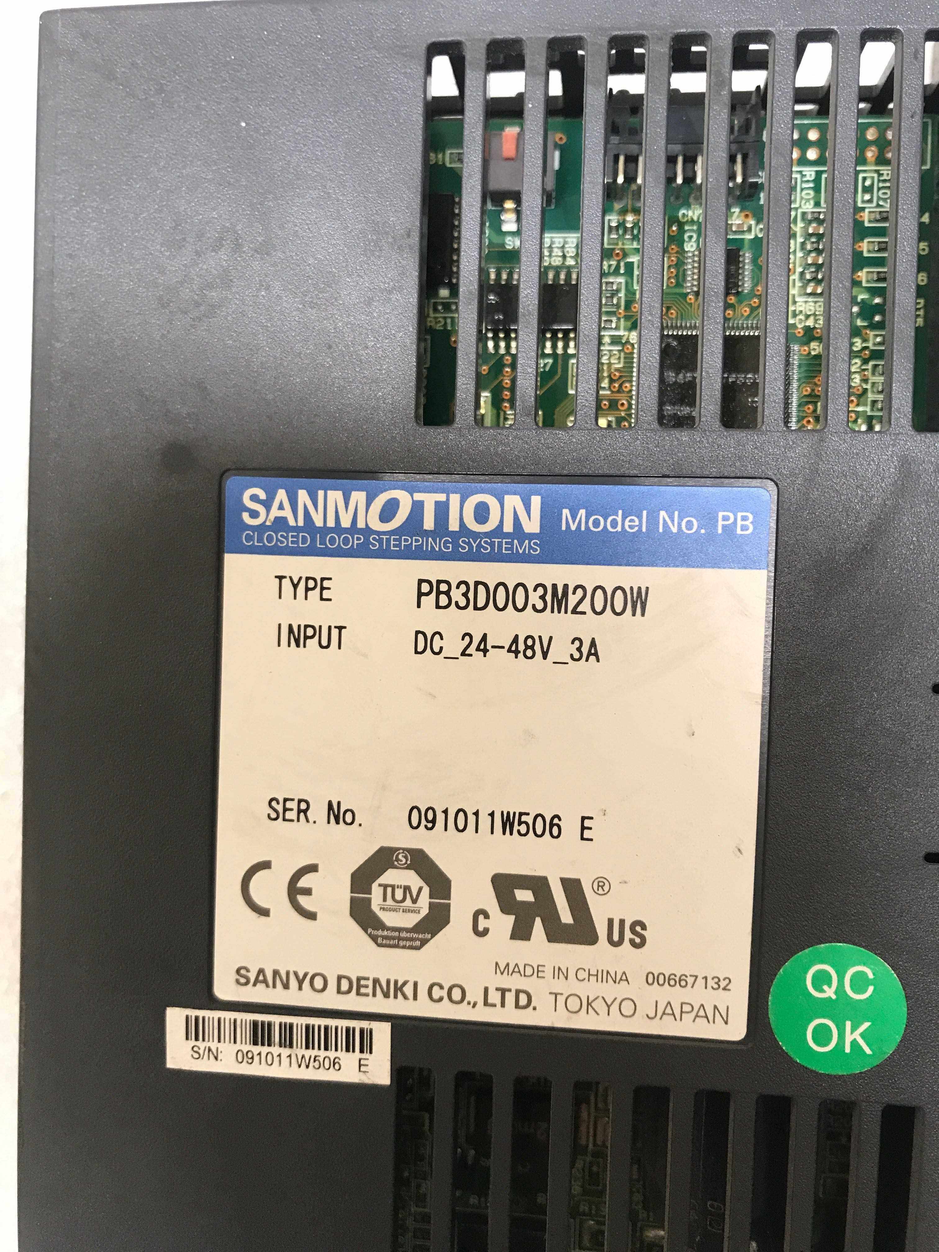 sanmotion三洋驱动器 pb3d003m200w pbm603dggc20 pb3d003m200