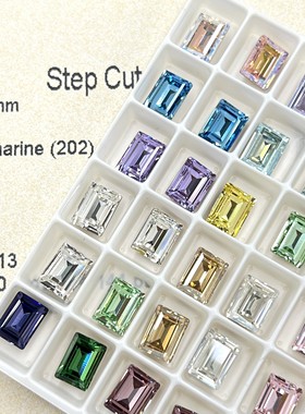 施华花式石4527冰糖8x6mmDIY服饰婚纱穿戴甲美甲贴钻拉丁舞服饰鞋