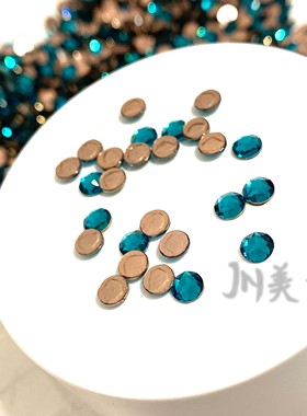 施家华子229孔兰平底圆钻玫瑰金烫底闪亮美甲钻饰品diy服装JN美饰