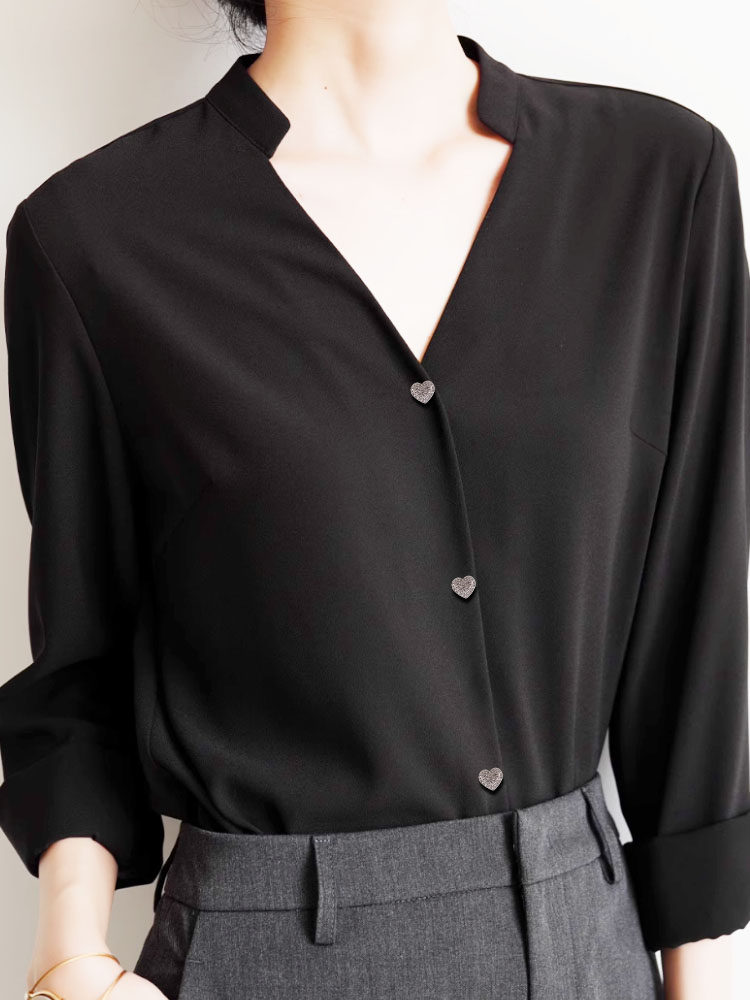 고급 모조 다이아몬드 러브 셔츠 단추 심플하고 패셔너블하며 절묘하며 다재다능한 스웨터 및 스웨터 단추 의류 장식 단추