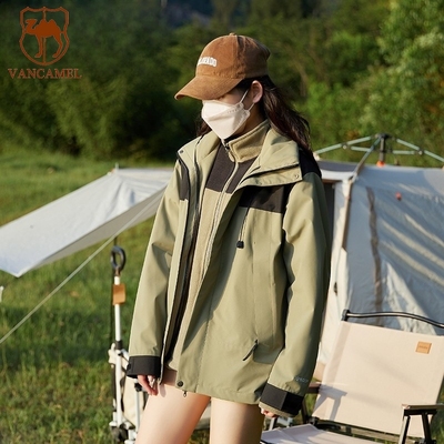 西域骆驼三合一登山服秋冬