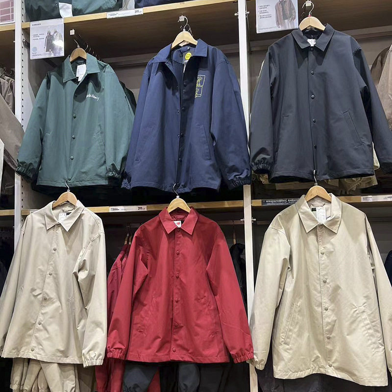 男装女装情侣休闲教练茄克外套春季新款翻领夹克衫上衣,男装,夹克,淘宝优惠券,粉丝福利购,淘宝优惠卷