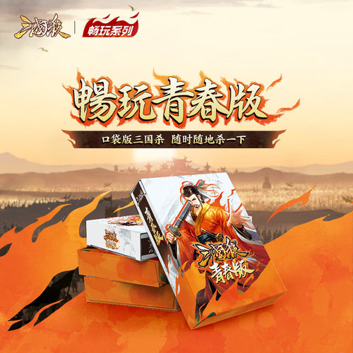 三国杀畅玩青春版 便携式桌游卡牌 标准版移动策略游戏儿童玩具