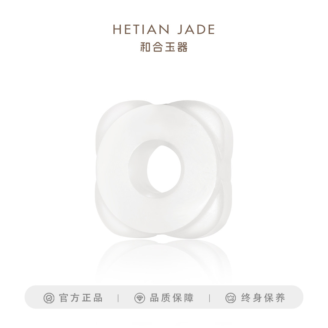 和合玉器和田羊脂白玉吊坠玉石仿古挂件玉琮玉锁天然山料坠子男女