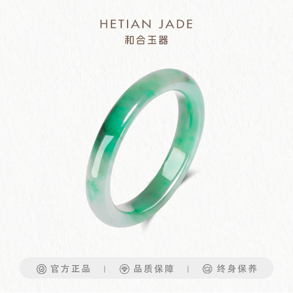 和合玉器非洲翠正品飘花