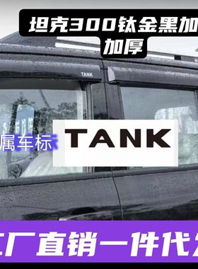 21-25款坦克300晴雨挡改装专用后视镜雨眉车窗雨挡Hi4t柴油版外饰