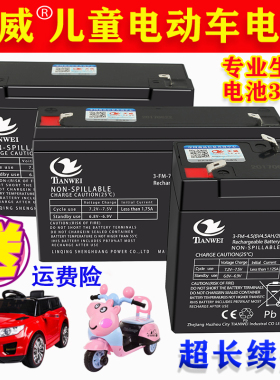 儿童电动汽车6伏12伏6V12V电瓶玩具遥控摩托童车蓄电池充电器配件