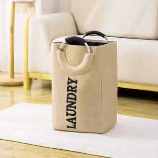 手提大号北欧脏衣服收纳篮脏衣袋折叠防潮加厚大包脏衣篓收纳筐