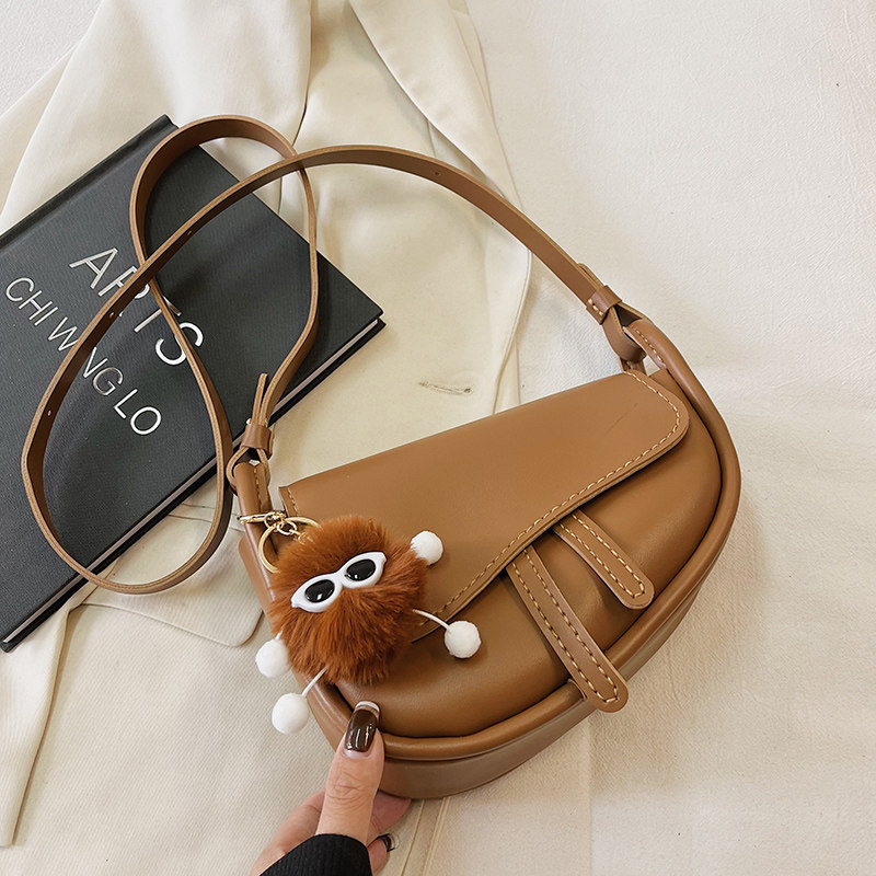 手工编织包包diy材料包自制马鞍包手缝高级感ins马蹄包礼物送女友