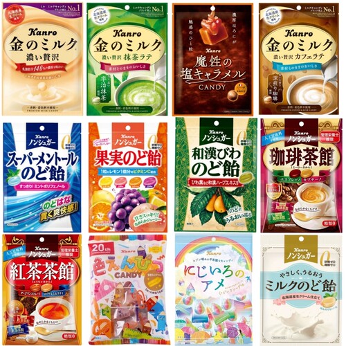 日本甘乐全口味糖果喜糖零食