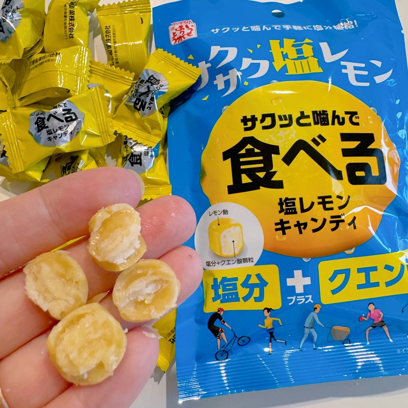 日本松屋海盐柠檬糖电解质糖果