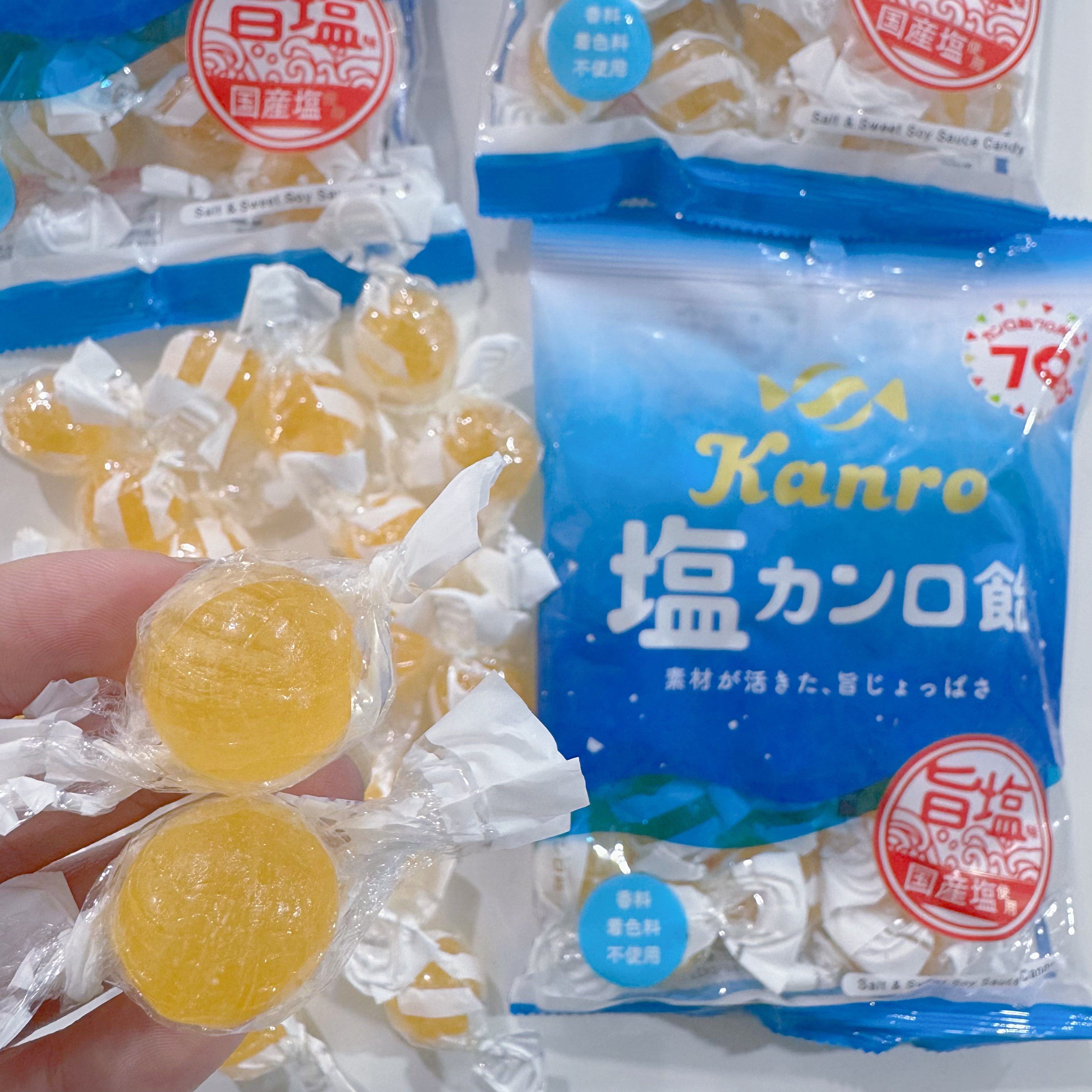 日本进口甘乐Kanro鲜牛奶盐糖甘露北海道浓厚牛乳糖喜糖零食糖果