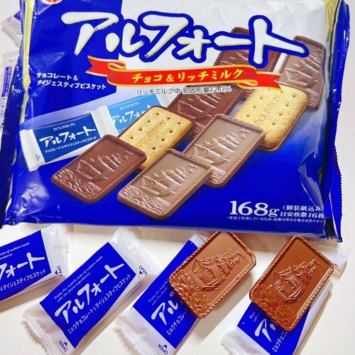 日本进口布尔本帆船巧克力饼干