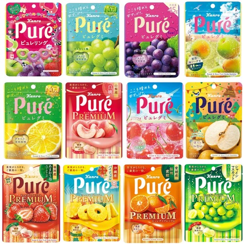 爱心软糖日本甘乐水果夹心软糖