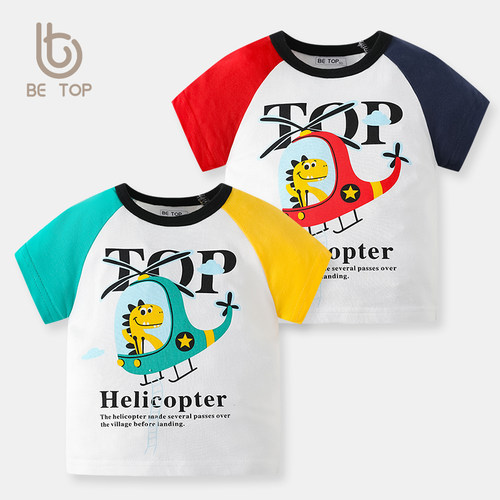 betop圆领韩版短袖卡通夏季新品