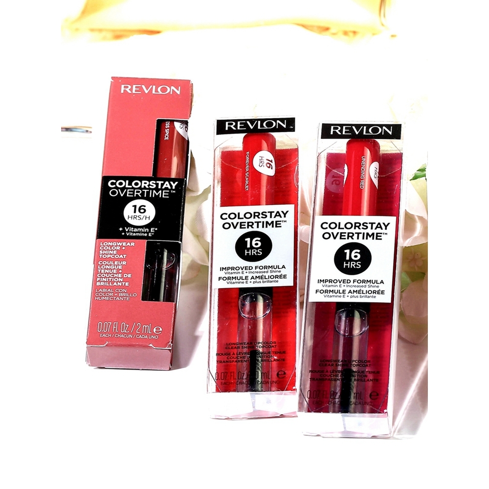 露华浓唇釉双头唇彩唇蜜恒彩口红不脱色16小时持久不沾杯防水雨衣