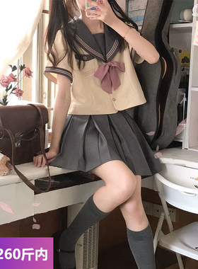 胖MM大码夏季日系JK女学生