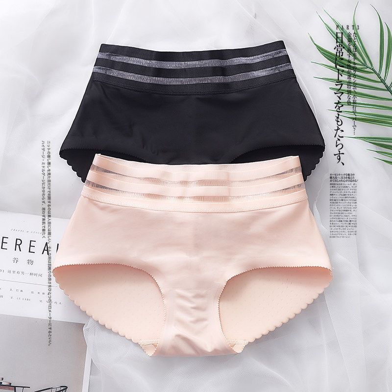 性感伪娘内裤假屁股提臀内裤中腰海绵垫女装大佬cos用品腰头束腰