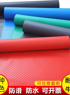 防滑垫地垫商用大面积全铺地胶厨房塑料地毯防水牛津加厚防滑地垫