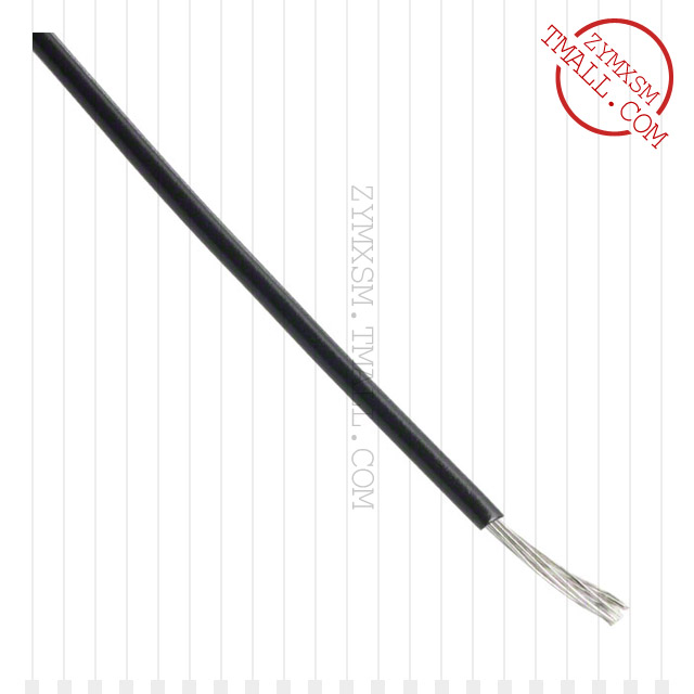 2671/24BK-100〖HOOK-UP STRND 24AWG BLACK 100〗