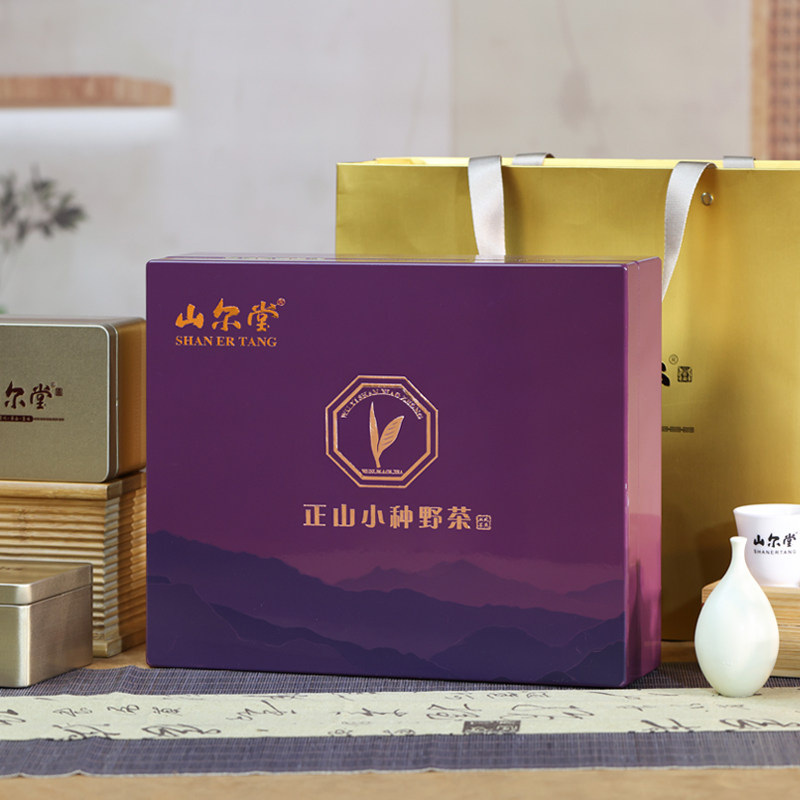 山尔堂野茶礼盒200g高档包装