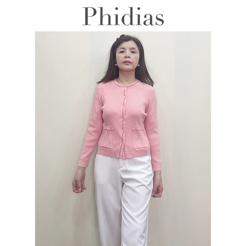 phidias毛衣外套女温柔开衫上衣