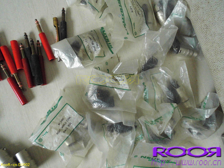 进口 XLR 卡农头 插头 端子 音频接头 diy 精品  针头 母头 直头