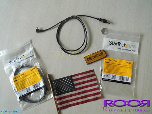 美国 USA StarTech MicroUSB 直角线 弯头线 手机数据线 充电线