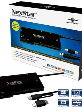 美国 NexStar CB-ISATACR SATA/IDE to USB 多功能读卡器+转Sata