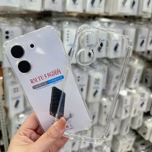 适用红米turbo5 max防摔手机壳K90promax四角气囊K80软胶套K70ultra note11 12 13 14 15pro+手机tpu保护套