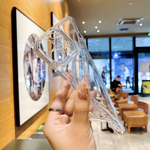 批发适用华为太空精孔透明手机壳
