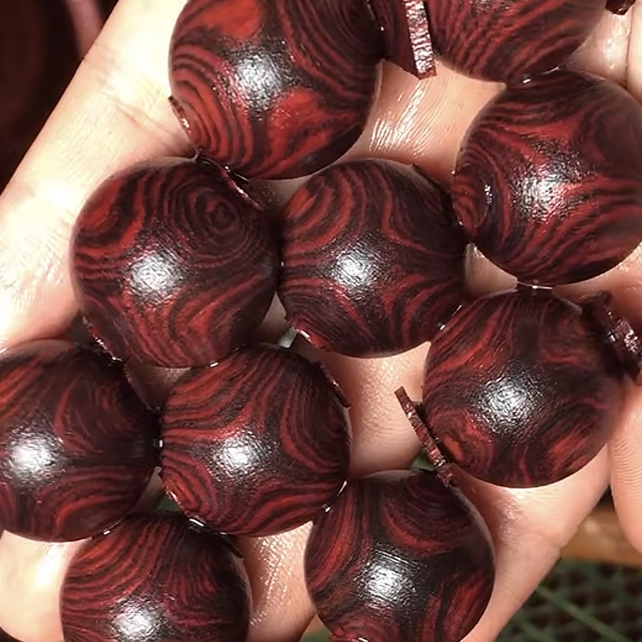 海南黄花梨材料定制文玩手串