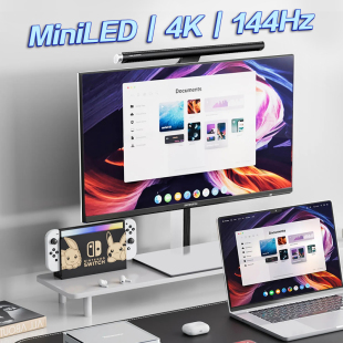 创维显示器32英寸MiniLED 144Hz1152分区4608灯珠电脑F32D80U