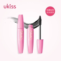 UKISS / 珂 mascara đầu cọ nhỏ dài tự nhiên dày không thấm nước uốn cong không làm nhòe mascara - Kem Mascara / Revitalash mascara maybelline vàng