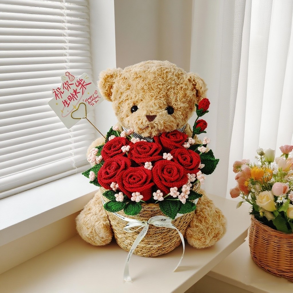 雪妃尔DIY编织材料包结婚抱抱桶