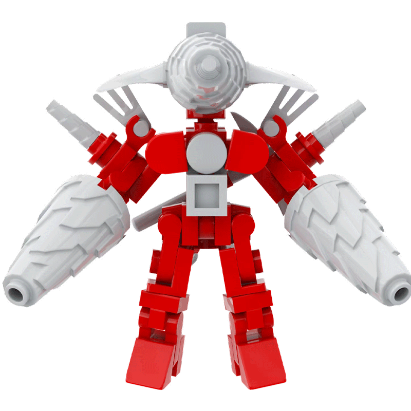 升级版电钻马桶人和监控人玩具模型泰坦音响vs电视积木时钟王人仔