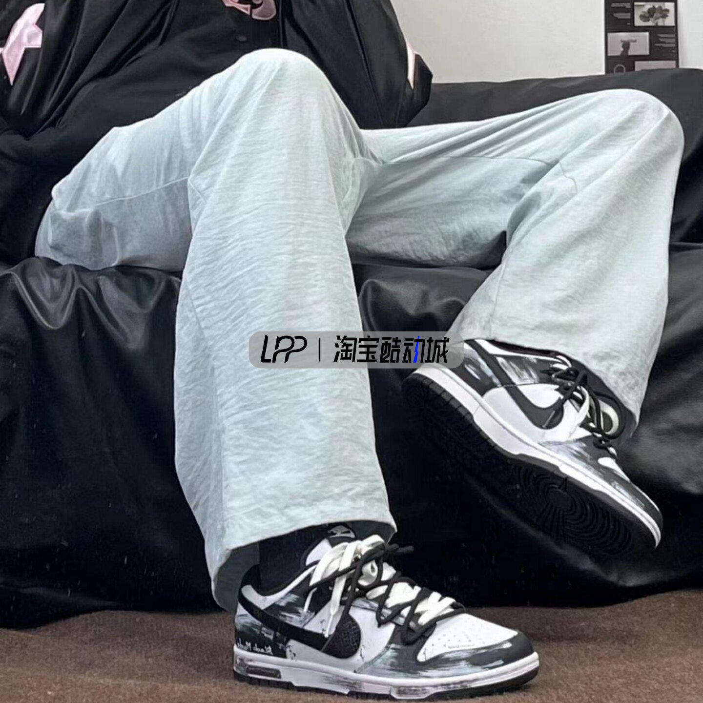 LPP定制球鞋 Nike Dunk 田栩宁同款 死神曼巴 蛇年解构 低帮板鞋