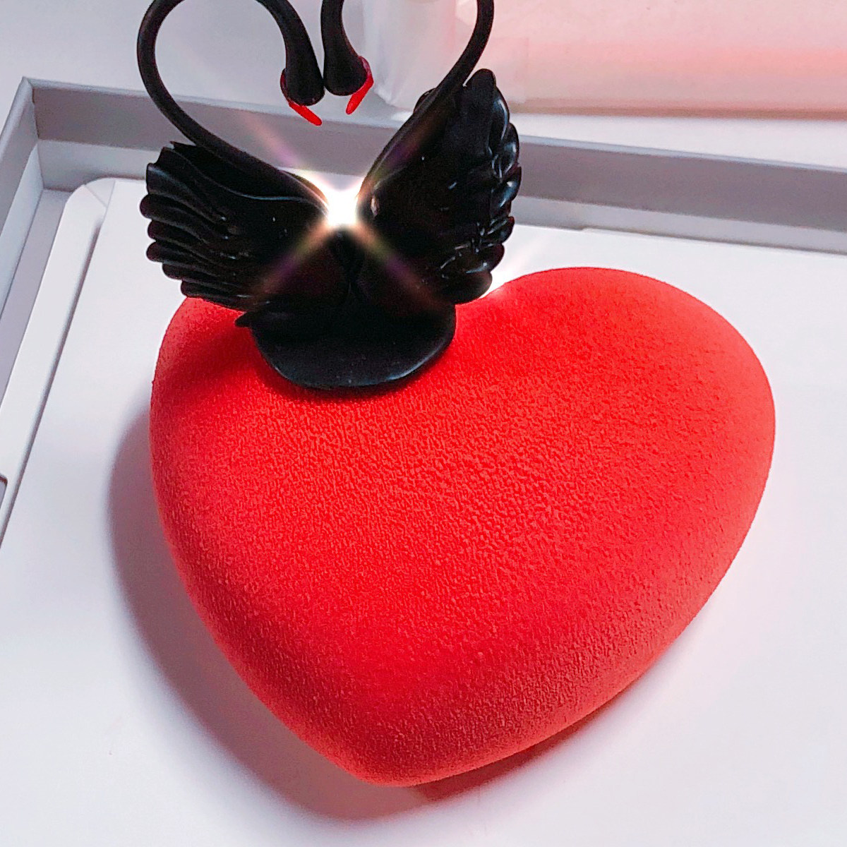 善鼎成心形型爱心慕斯硅胶模具法式巧克力8连桃心立体3d烘焙蛋糕