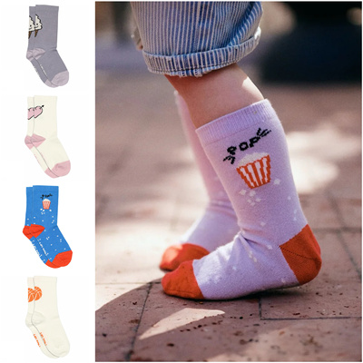 Melton后跟卡通短袜MP百年袜业