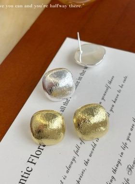 欧比雅比时尚个性百搭耳环小众设计感高级感气质耳钉耳饰51730