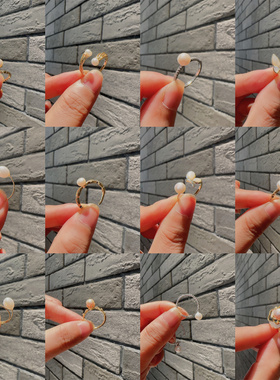 冷淡风冷淡风ins风气质戒指