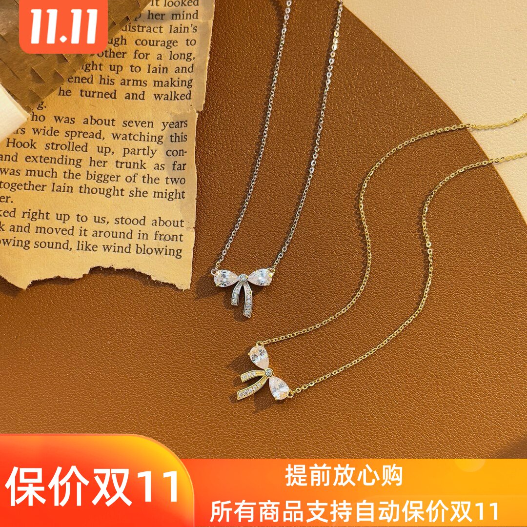 古丽古丽S925纯银锁骨项链气质高级感轻奢法式可爱温柔精致06170