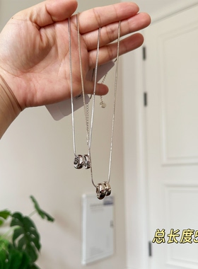 欧比雅比新款时尚高级感气质精致淑女甜美个性复古百搭项链25475