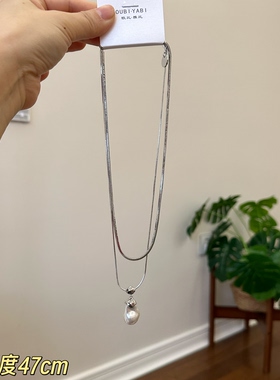 欧比雅比新款时尚高级感气质精致淑女甜美个性复古百搭项链25781